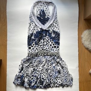 Poupette St Barth Beline printed mini dress S